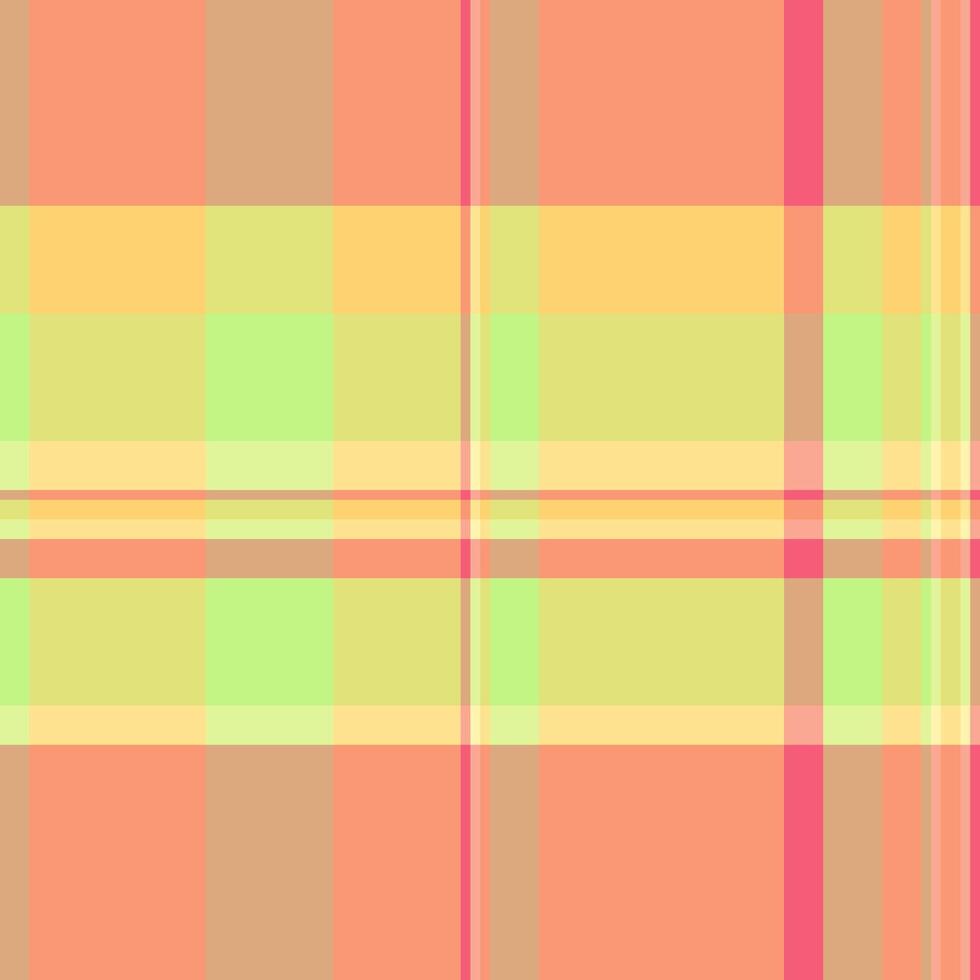 Textile seamless tartan of background fabric check with a texture pattern plaid. vector