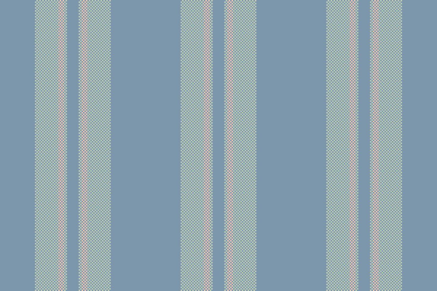 Textile texture of vertical fabric lines with a stripe seamless background pattern. vector