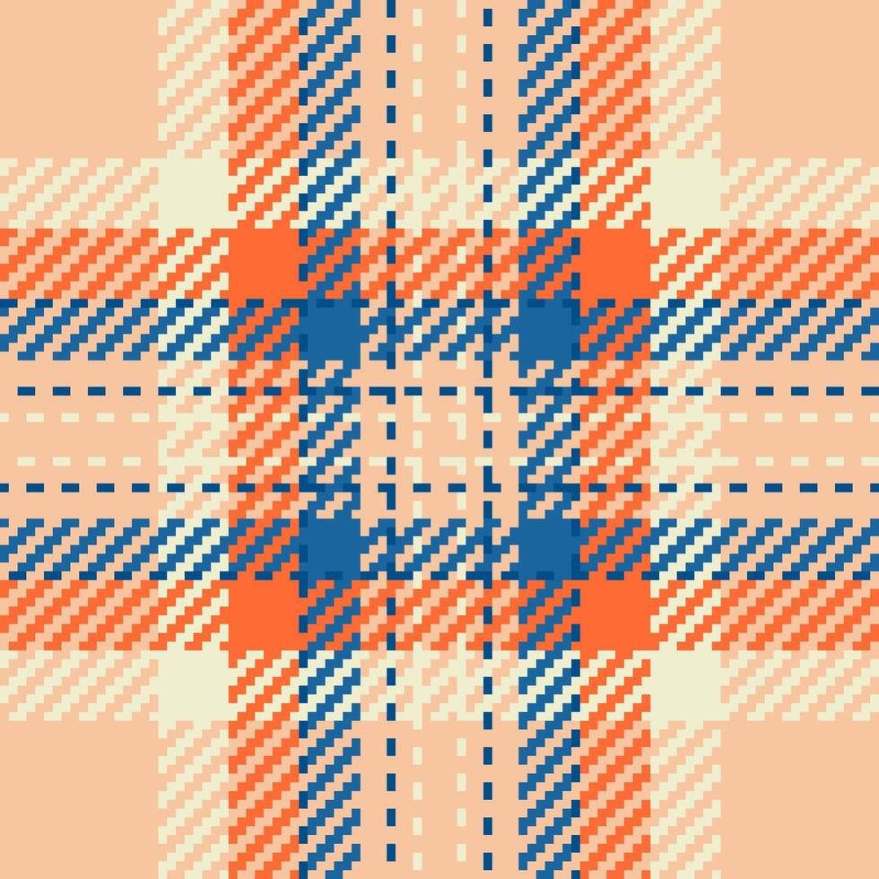 Textile design of textured plaid. Checkered fabric pattern swatch for shirt, dress, suit, wrapping paper print, invitation and gift card. vector