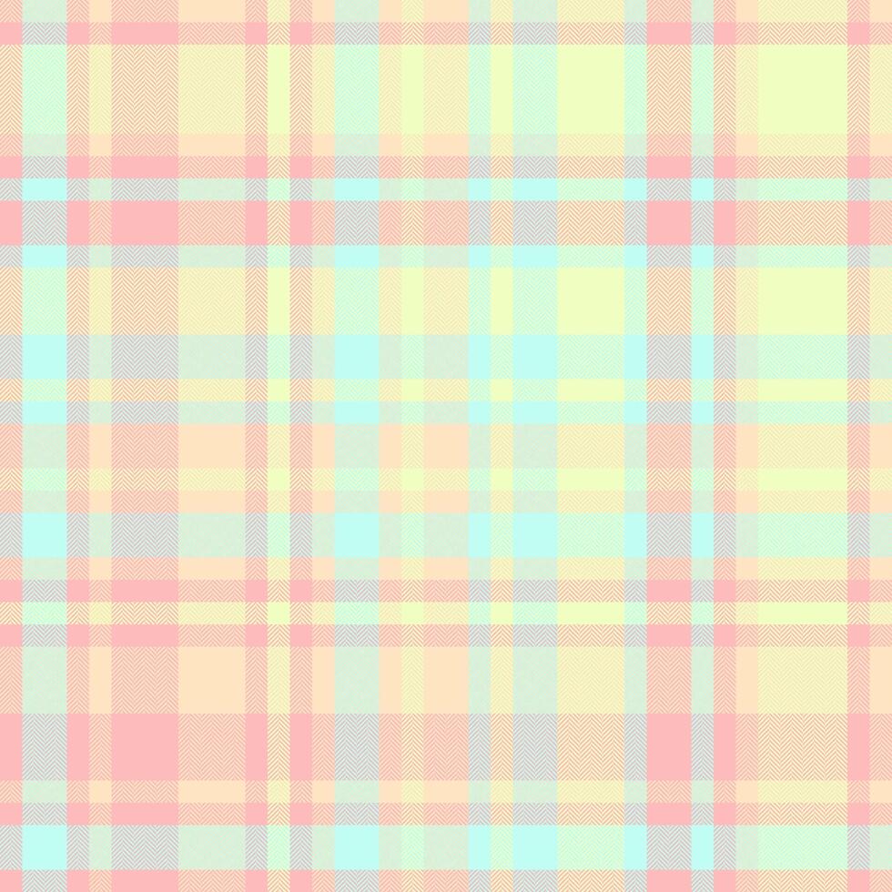 Tartan pattern check of seamless plaid with a fabric textile background texture. vector