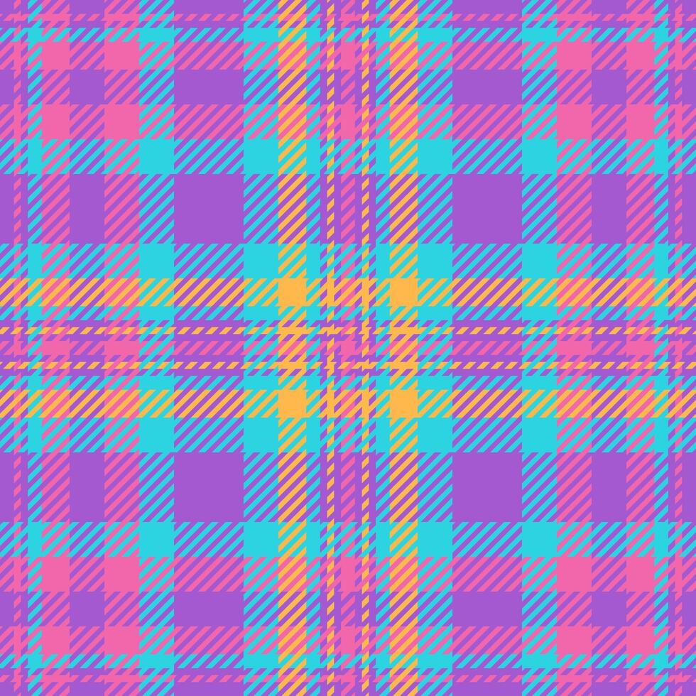 Textile design of textured plaid. Checkered fabric pattern swatch for shirt, dress, suit, wrapping paper print, invitation and gift card. vector
