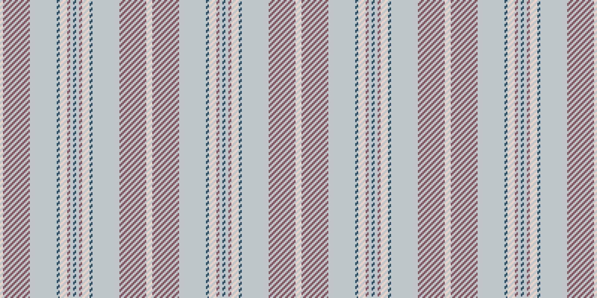 Cover background fabric vertical, printing textile texture stripe. Dress pattern seamless lines in sky gray and red colors. vector