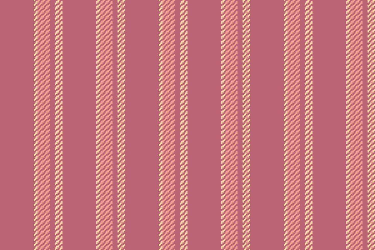 Latin fabric seamless textile, editable vertical texture stripe. Hobby pattern lines background in red and amber colors. vector
