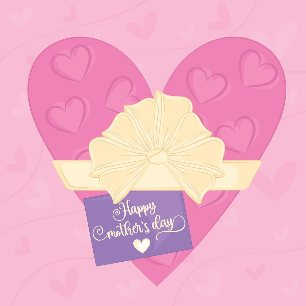 Happy mother day poster vector