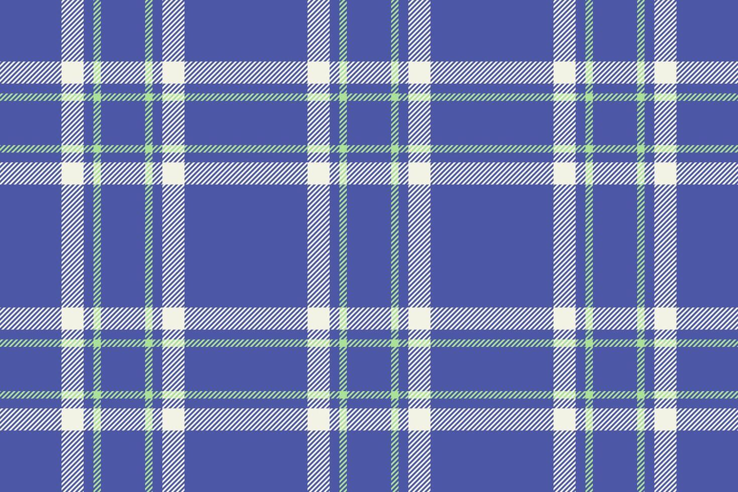 Plaid background, check seamless pattern in blue. fabric texture for textile print, wrapping paper, gift card or wallpaper. vector
