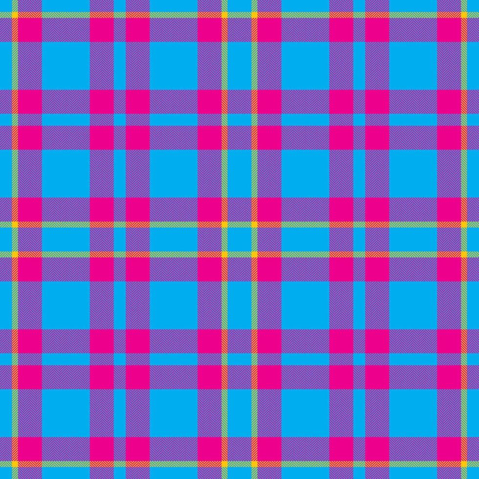 Plaid seamless pattern. Check fabric texture. textile print. vector