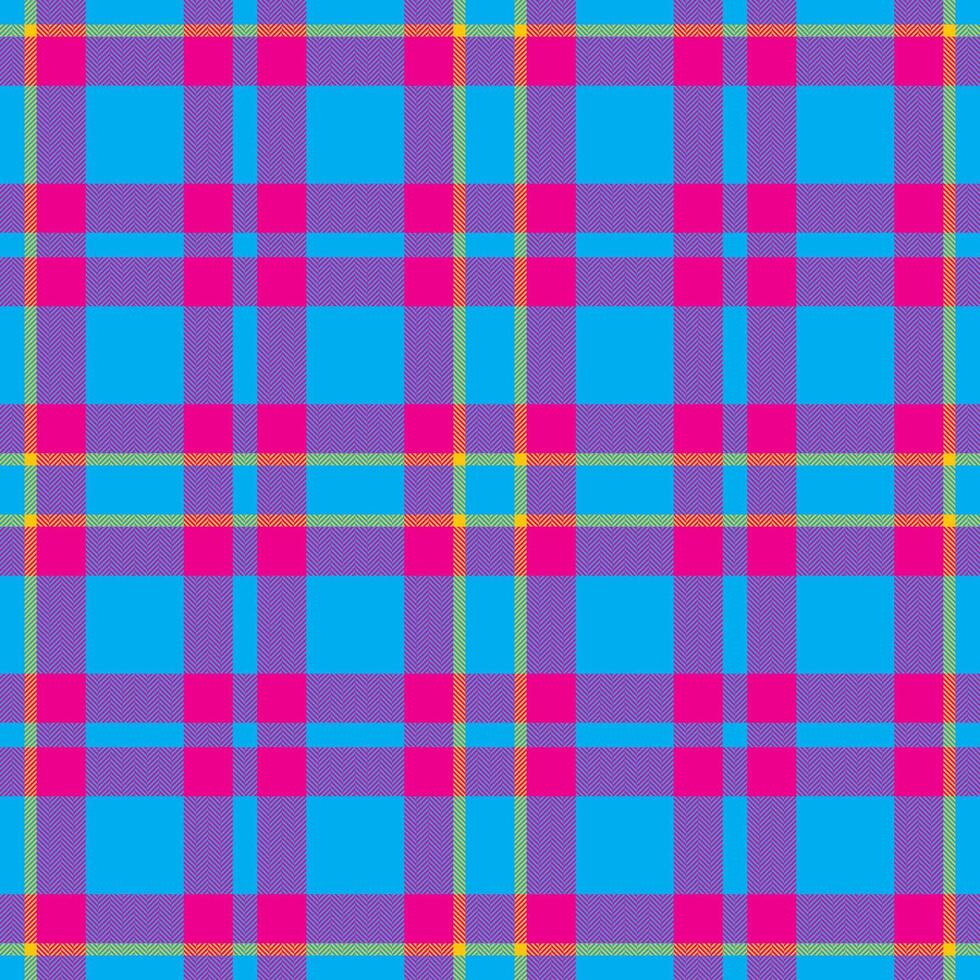 Plaid seamless pattern. Check fabric texture. textile print. vector