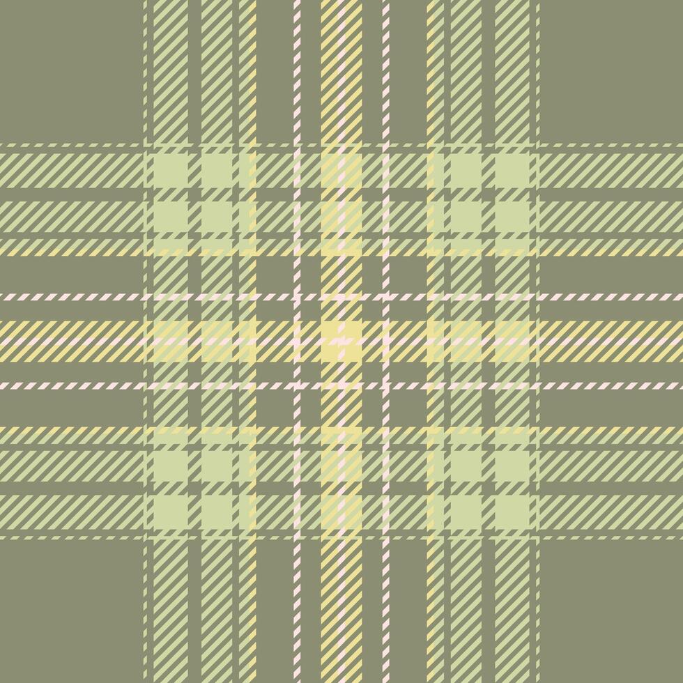 Plaid check pattern. Seamless fabric texture. Tartan textile print. vector