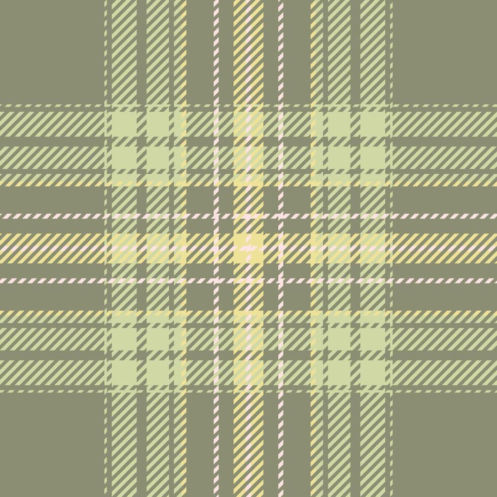 Plaid check pattern. Seamless fabric texture. Tartan textile print. vector