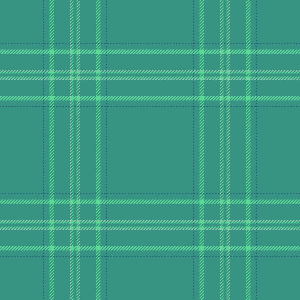 Plaid seamless pattern in green. Check fabric texture. textile print. vector