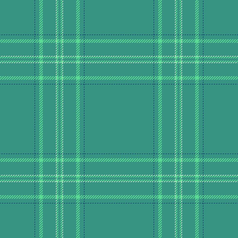 Plaid seamless pattern in green. Check fabric texture. textile print. vector