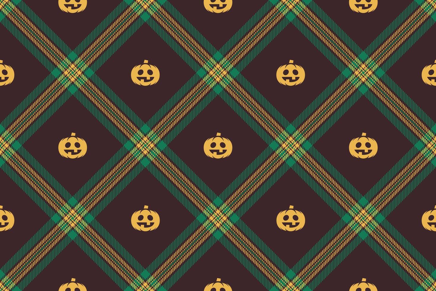 Halloween seamless background with pumpkin for textile fabric design, wrapping paper, website wallpapers, textiles, wallpaper and apparel. vector
