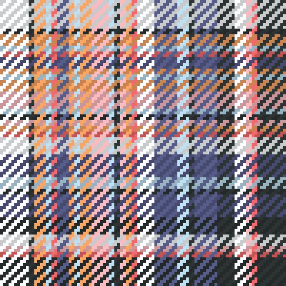 Seamless pattern of scottish tartan plaid. Repeatable background with check fabric texture. backdrop striped textile print. vector
