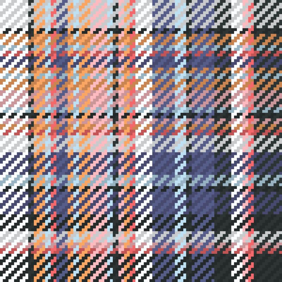 Seamless pattern of scottish tartan plaid. Repeatable background with check fabric texture. backdrop striped textile print. vector