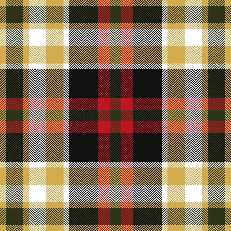 Plaid check pattern. Seamless fabric texture. Tartan textile print. vector