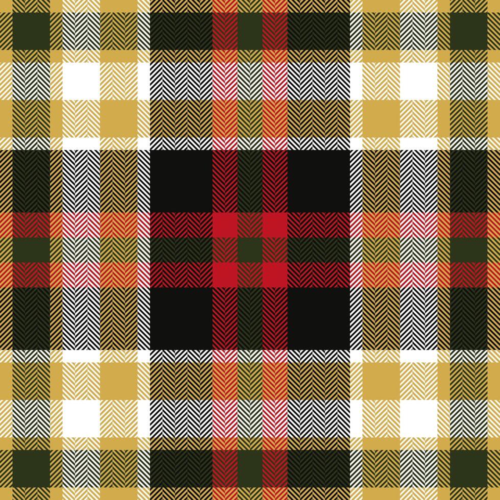 Plaid check pattern. Seamless fabric texture. Tartan textile print. vector