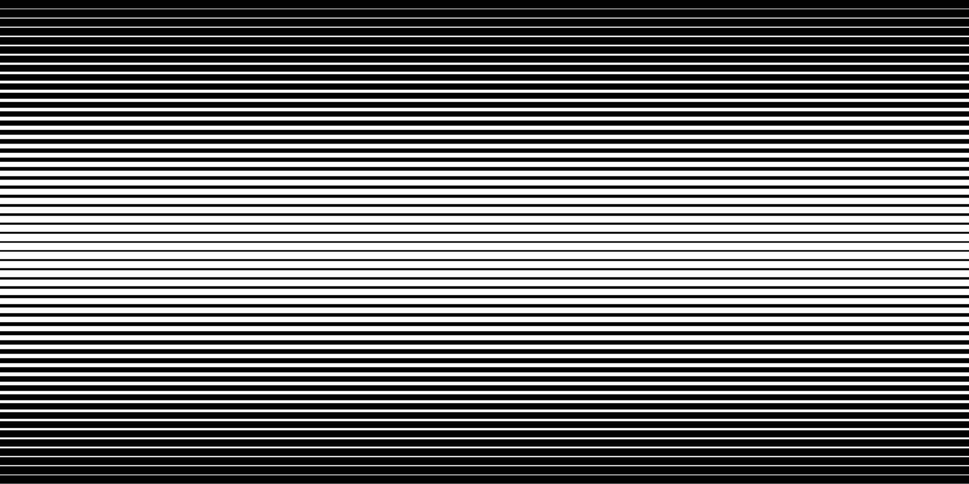 Stripe halftone horizontal pattern in black and white. Line blend. vector
