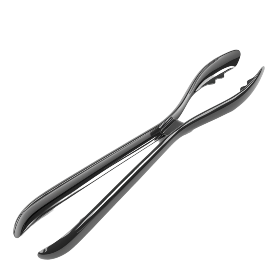 Practical Precision Stainless Steel Kitchen Tools Featuring Flat Silhouette Tongs png