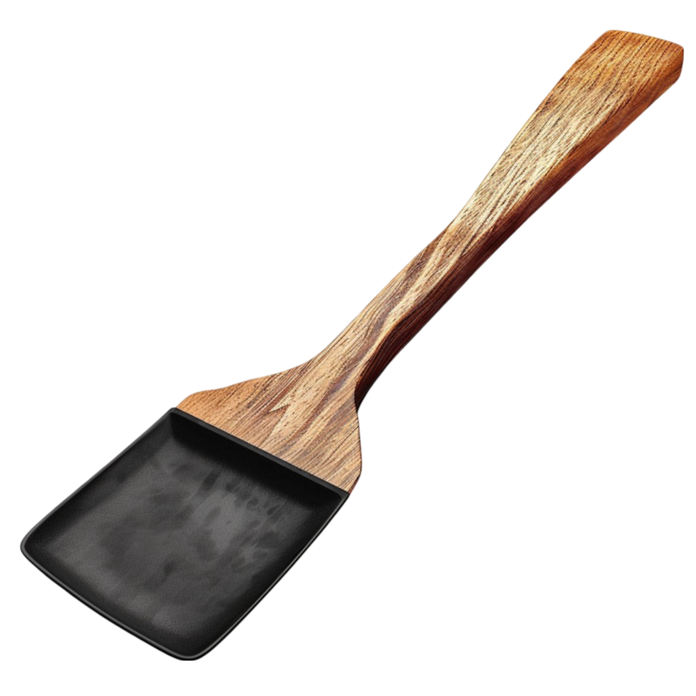 Premium Wooden Spatula for Non-Stick Cooking png