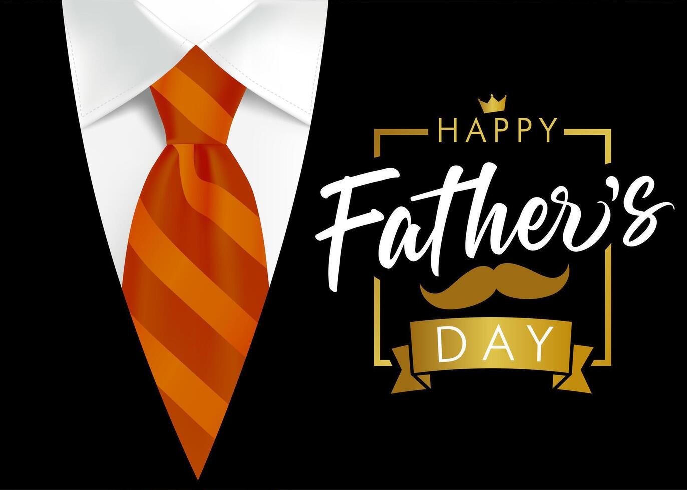 Happy Father's Day creative congrats, network poster vector