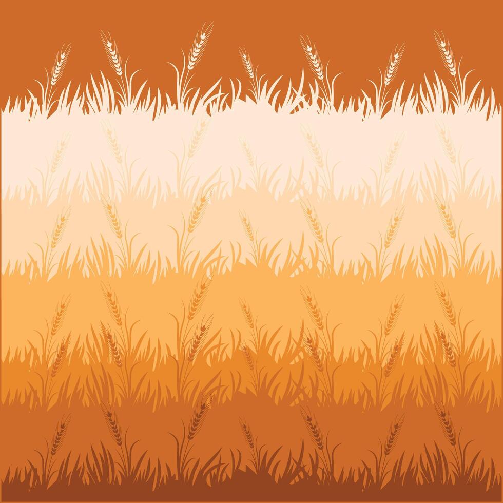 Organic Brown wheat texture Background vector