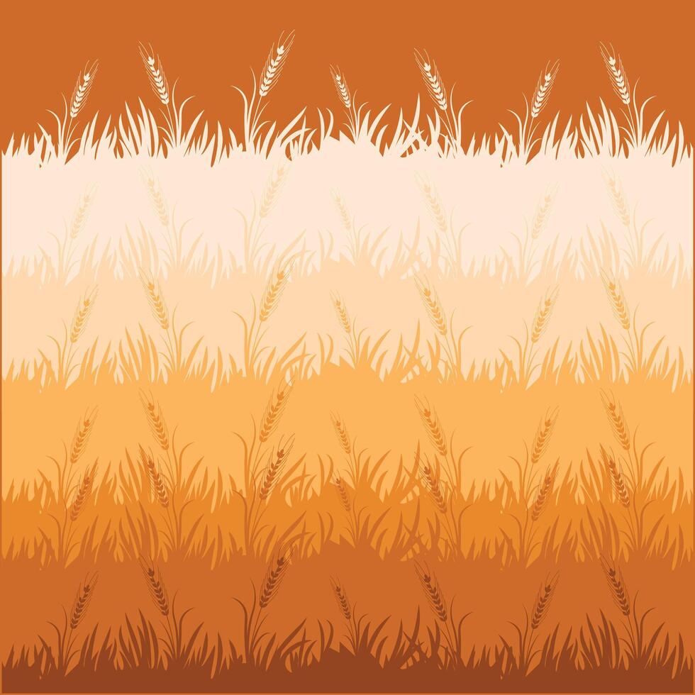 Organic Brown wheat texture Background vector