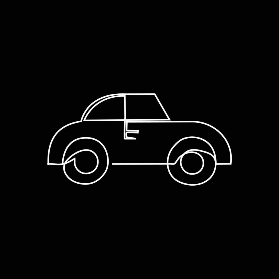 car one line art, car continuous line art , car minimal line art design vector