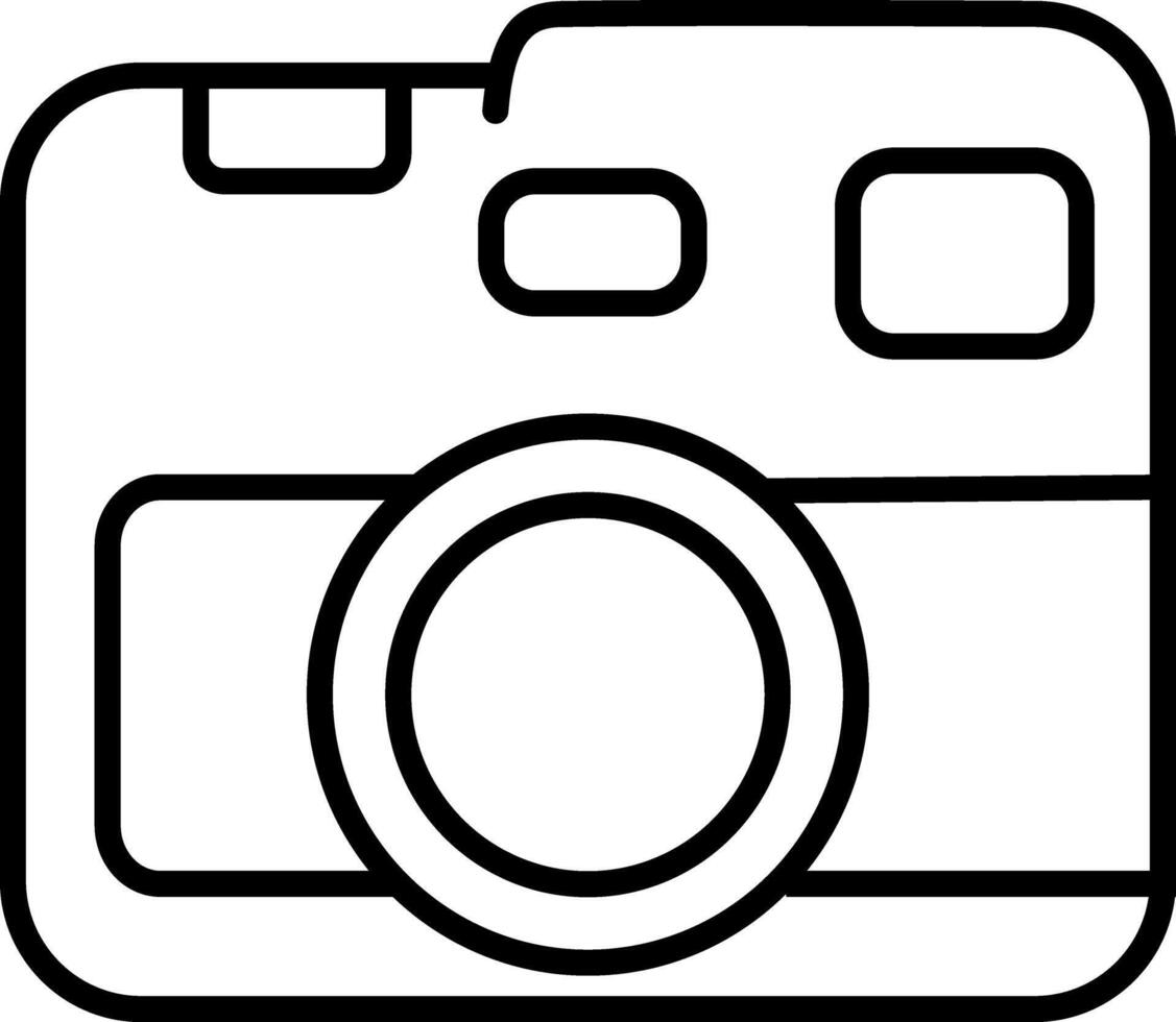 Retro Camera Clipart. Vintage Photo Camera Illustration. Single Use Disposable Camera Icon. Digital Art Supplies. illustration vector