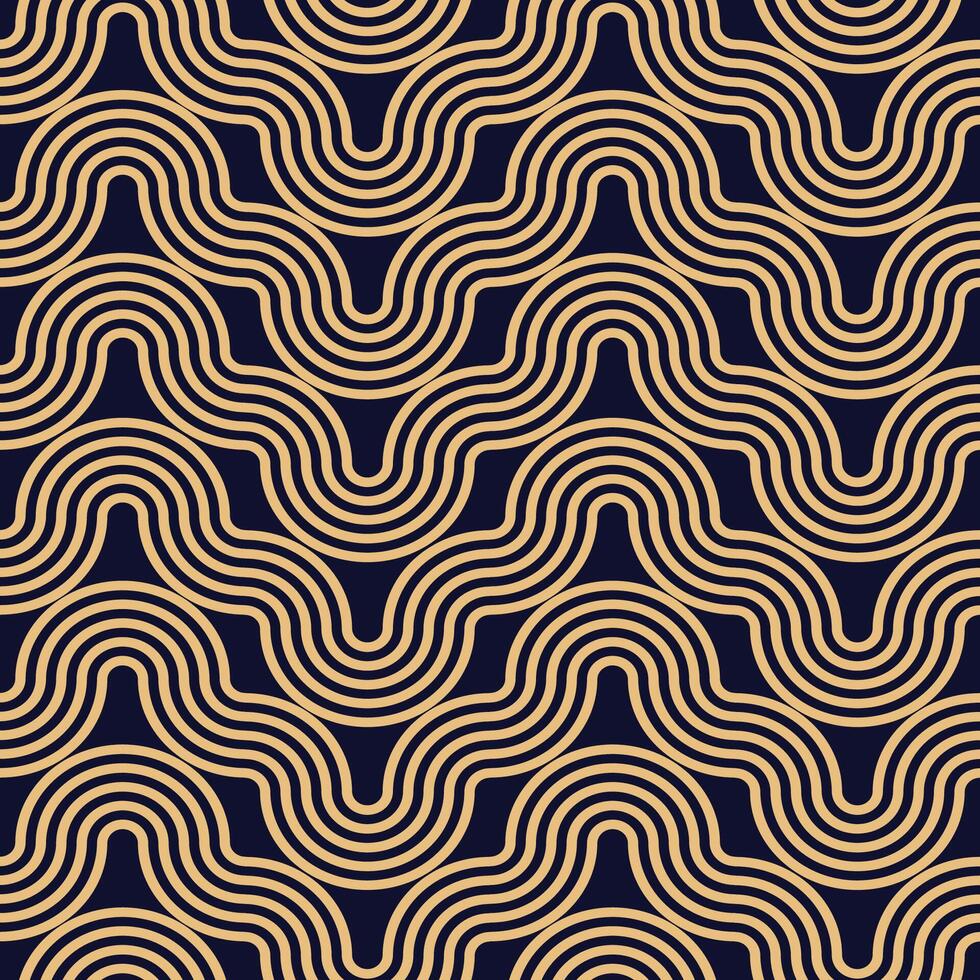 geometric pattern. Seamless braided linear pattern. vector