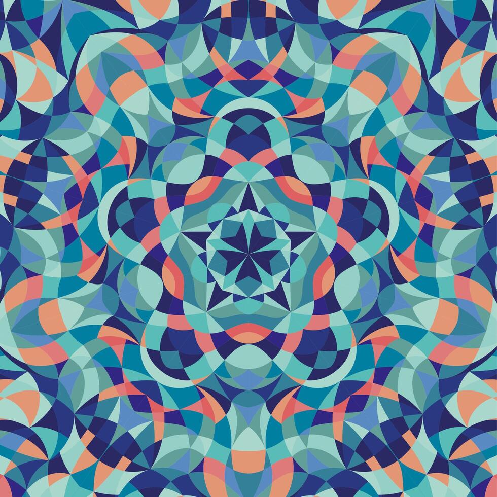 Kaleidoscope geometric colorful pattern. Abstract background. illustration. vector