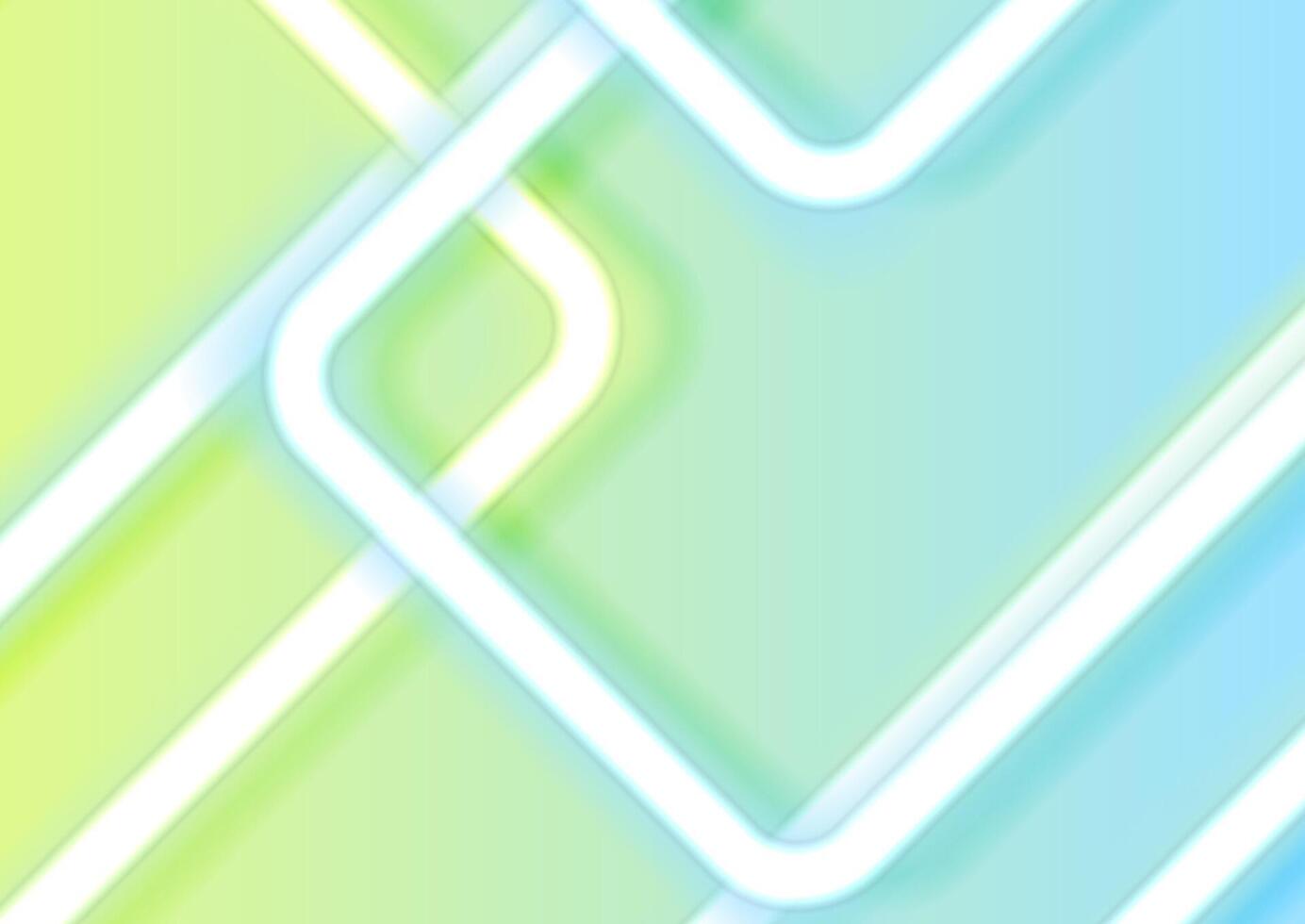 Blue green pastel neon lines abstract fluorescent background 44632261