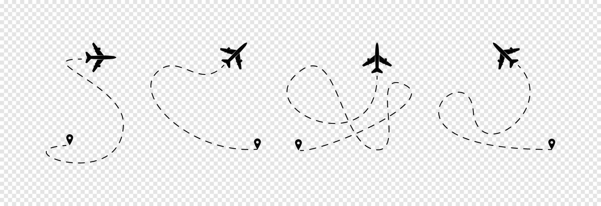 Airplane icon symbol. vector