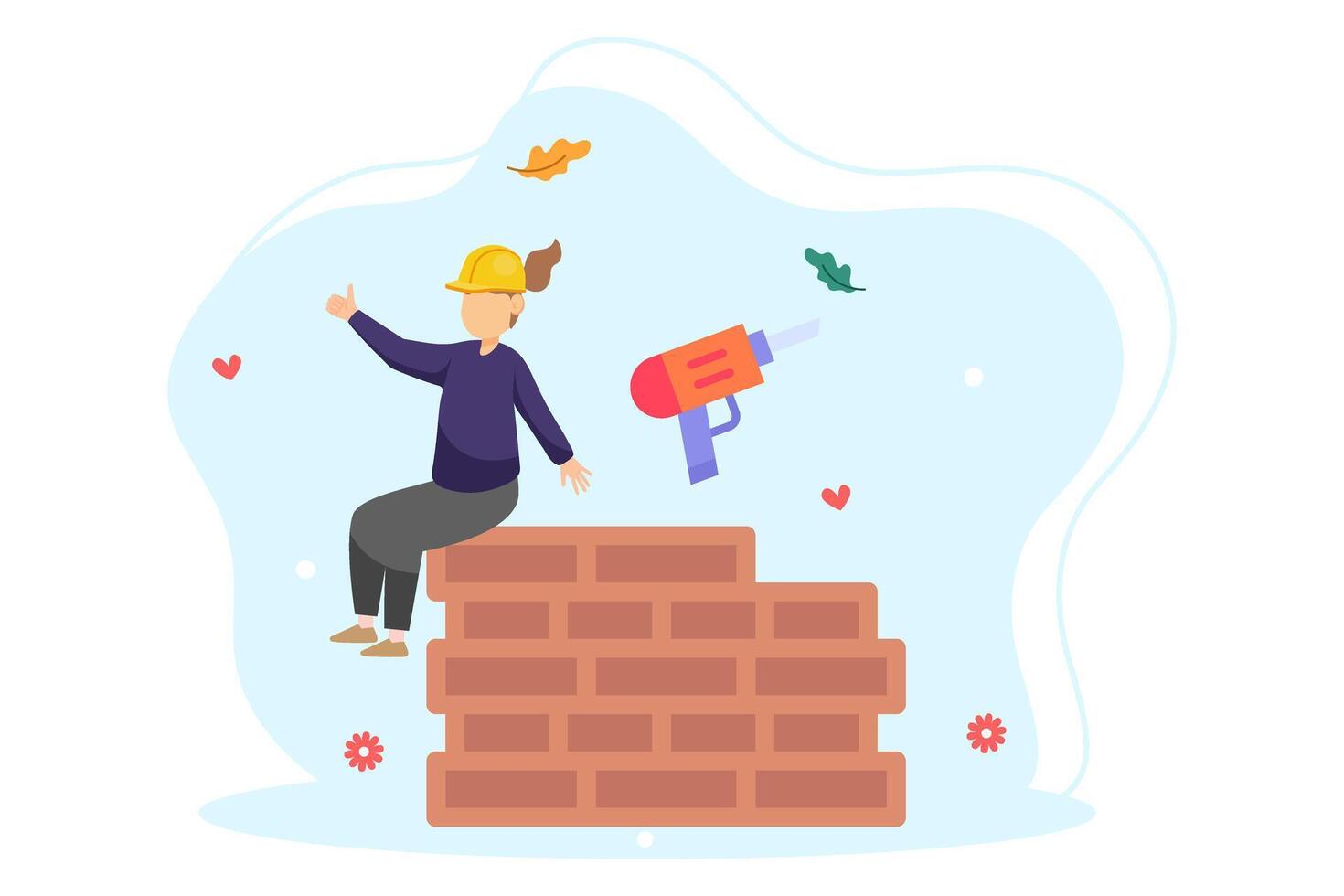 Labour Day Flat Illustration Design vector