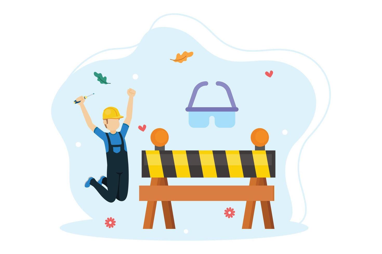Labour Day Flat Illustration Design vector