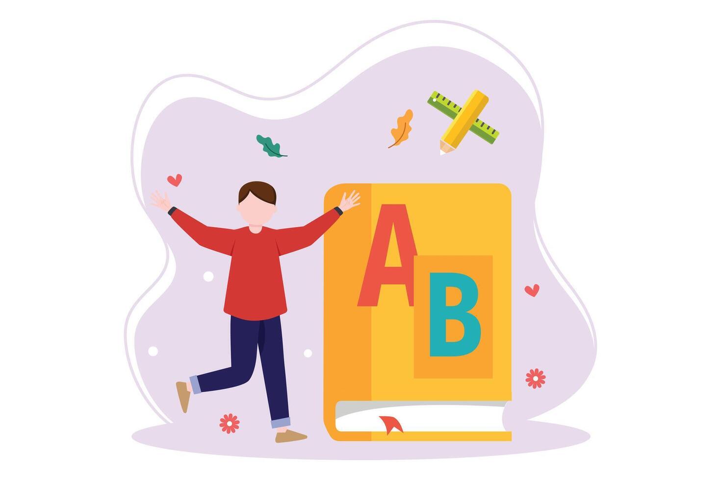 World Book Day Flat Design vector
