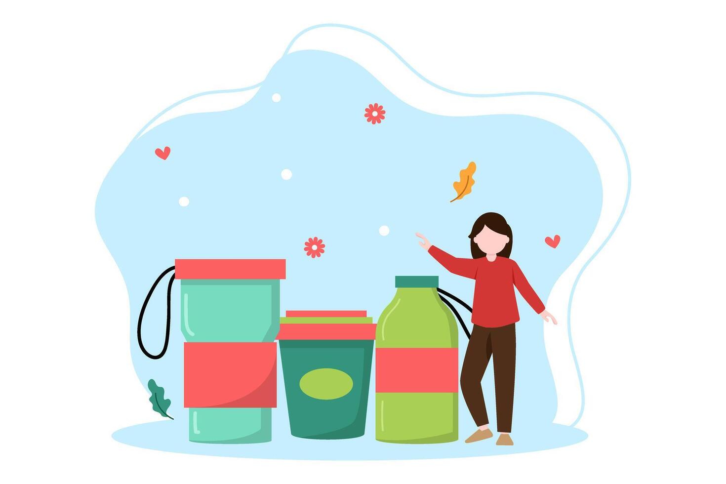Earth Day Flat Illustration Design vector