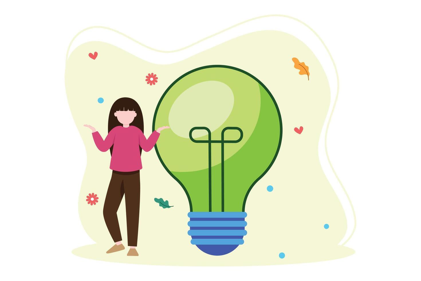 Earth Day Flat Illustration Design vector