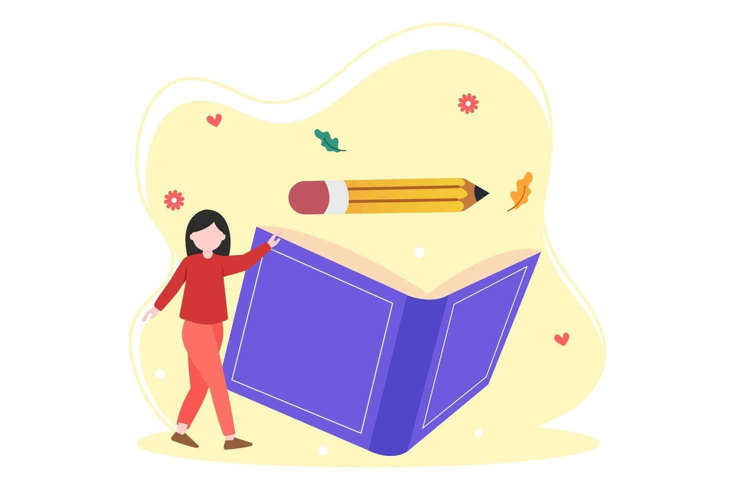 World Book Day Flat Design vector