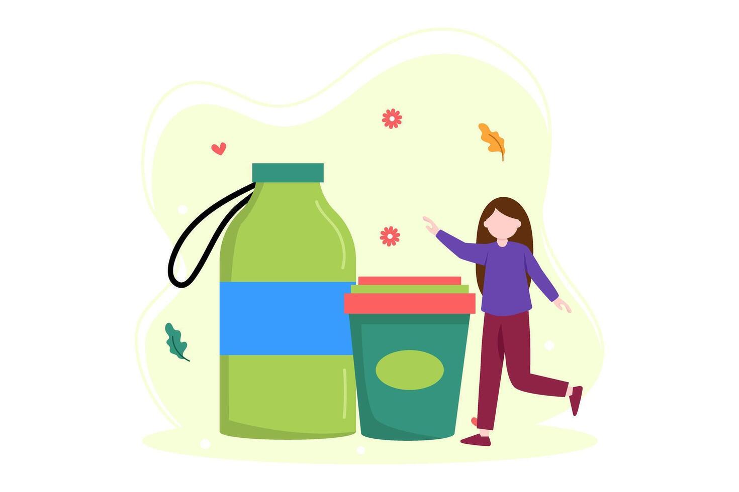 Earth Day Flat Illustration Design vector