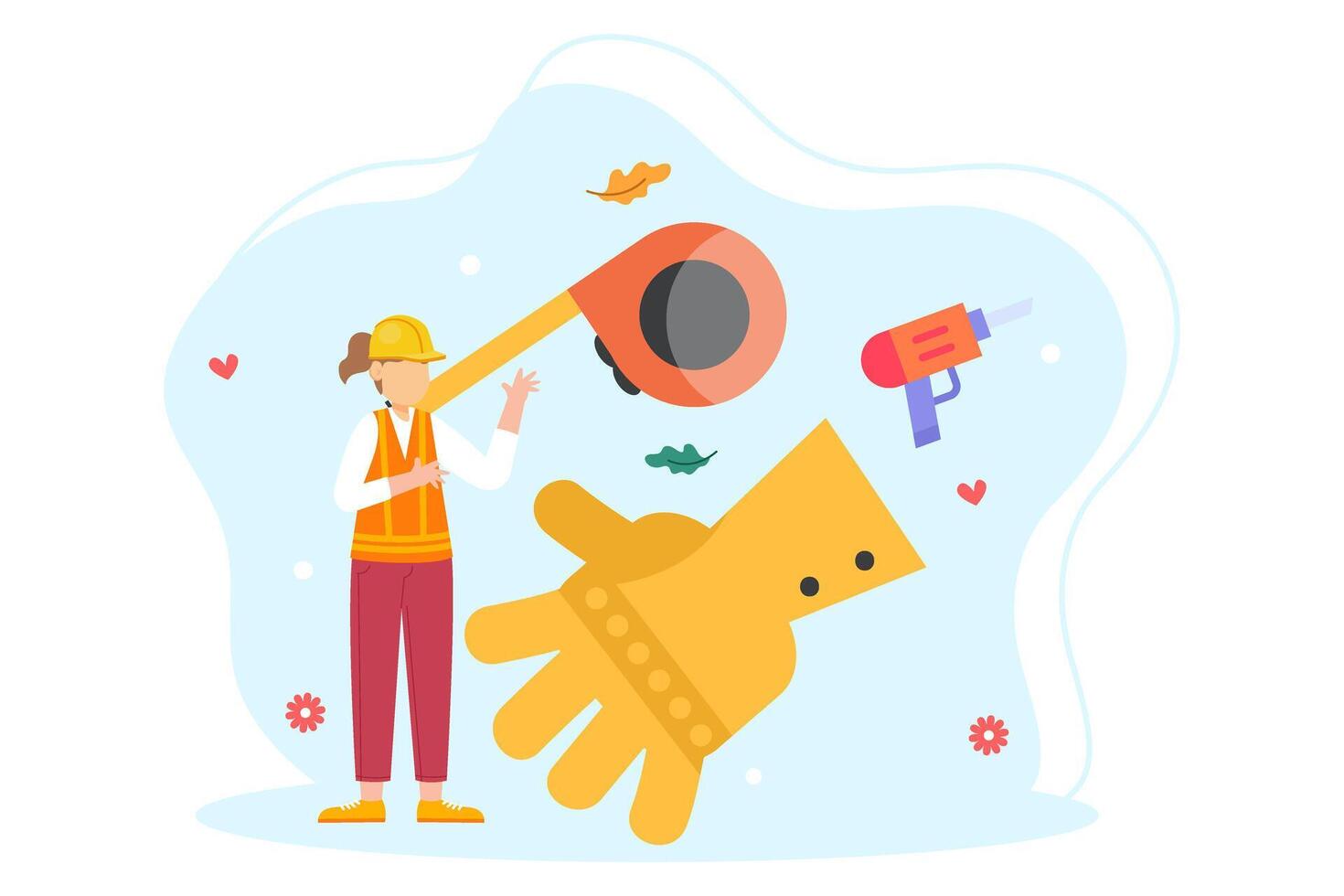 Labour Day Flat Illustration Design vector