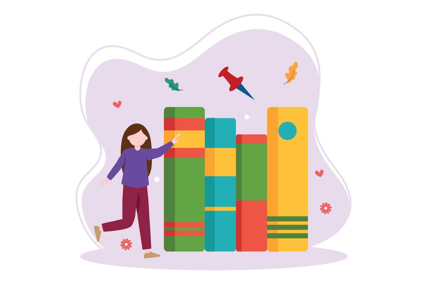 World Book Day Flat Design vector