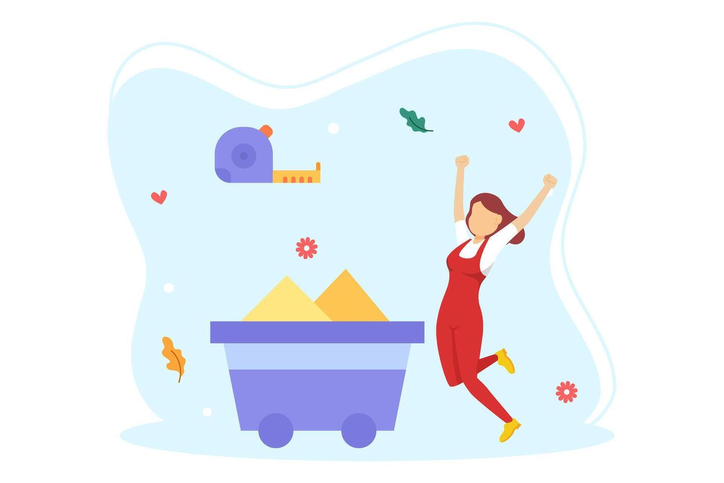 Labour Day Flat Illustration Design vector