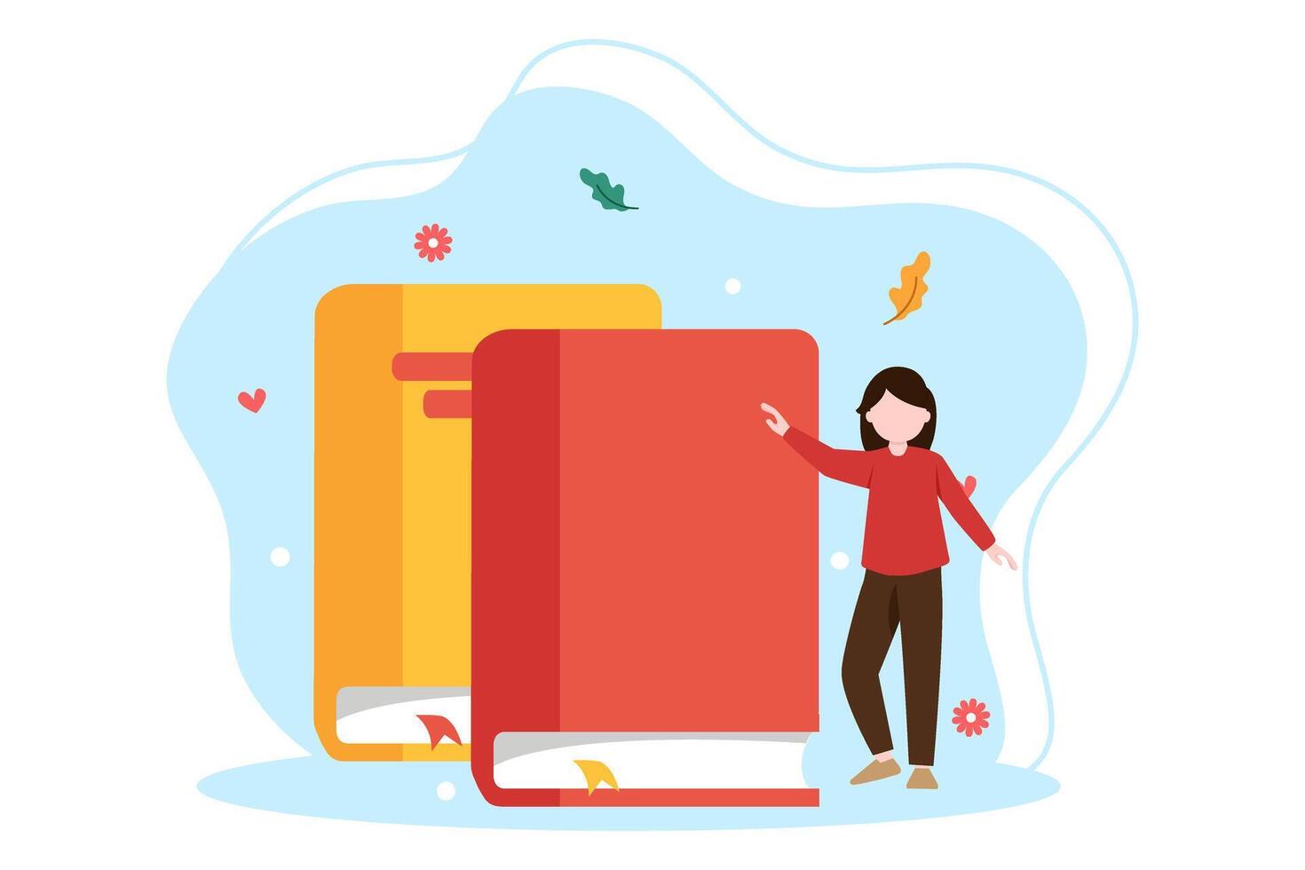 World Book Day Flat Design vector