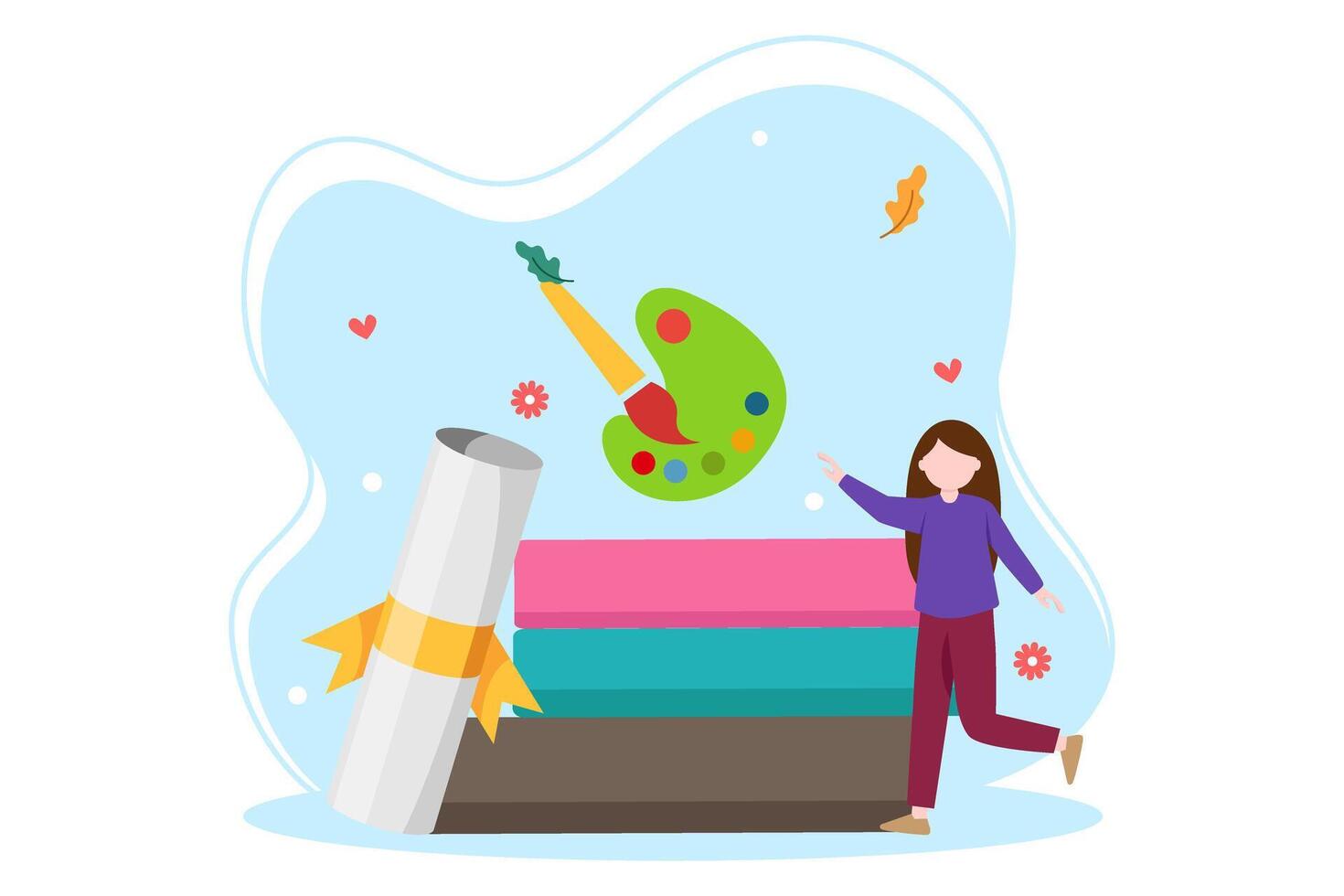 World Book Day Flat Design vector