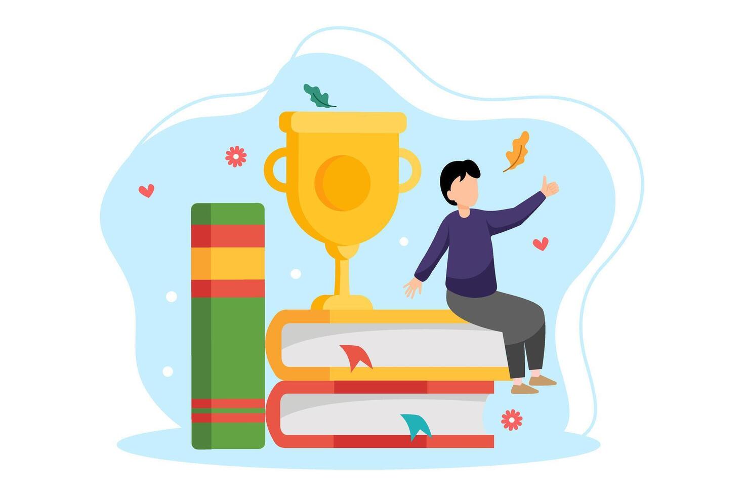 World Book Day Flat Design vector