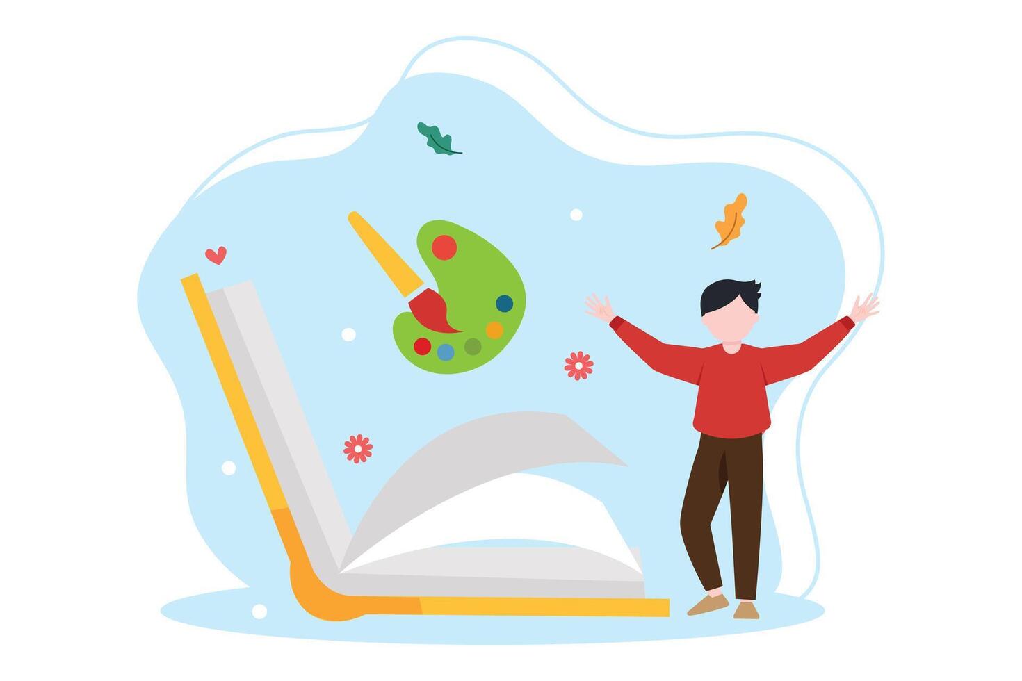 World Book Day Flat Design vector