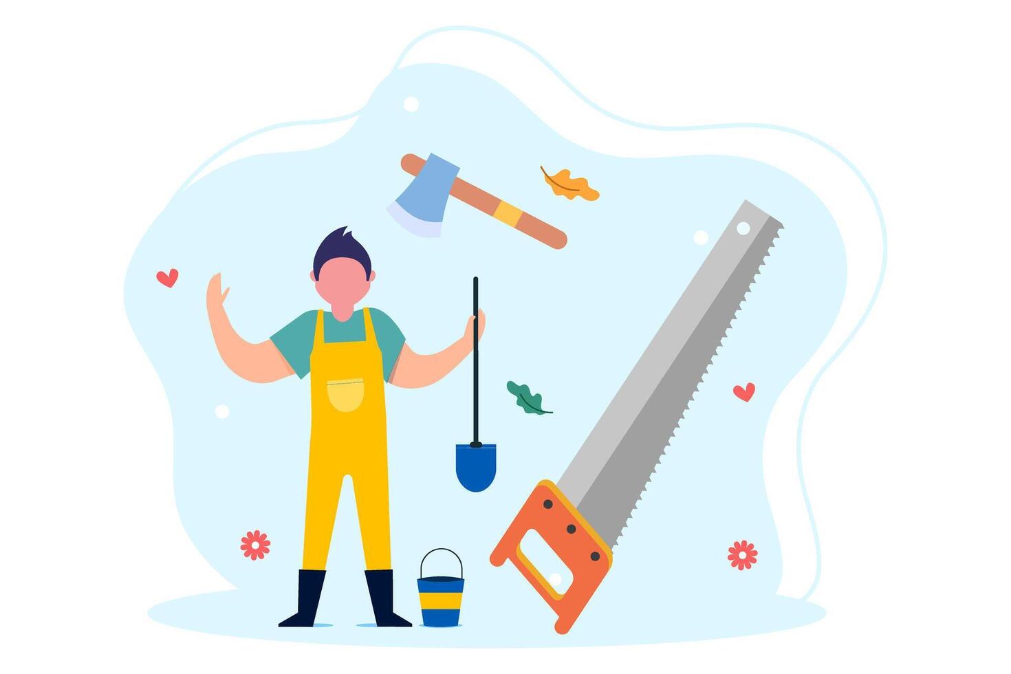 Labour Day Flat Illustration Design vector