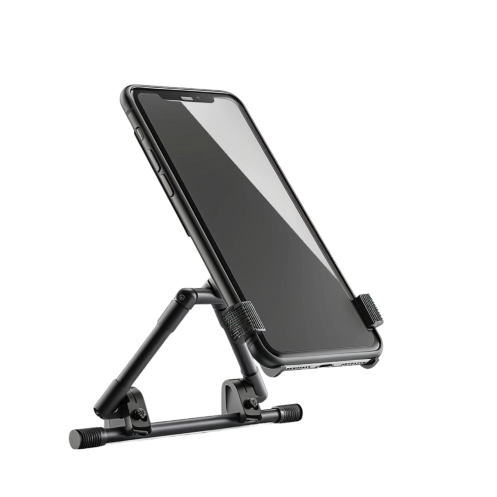 Versatile Setup Mobile Phone Stand Enhances Your Device Experience png