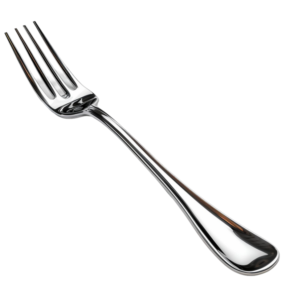 Dine in Style Embrace Luxury with Silver Steelness Forks png