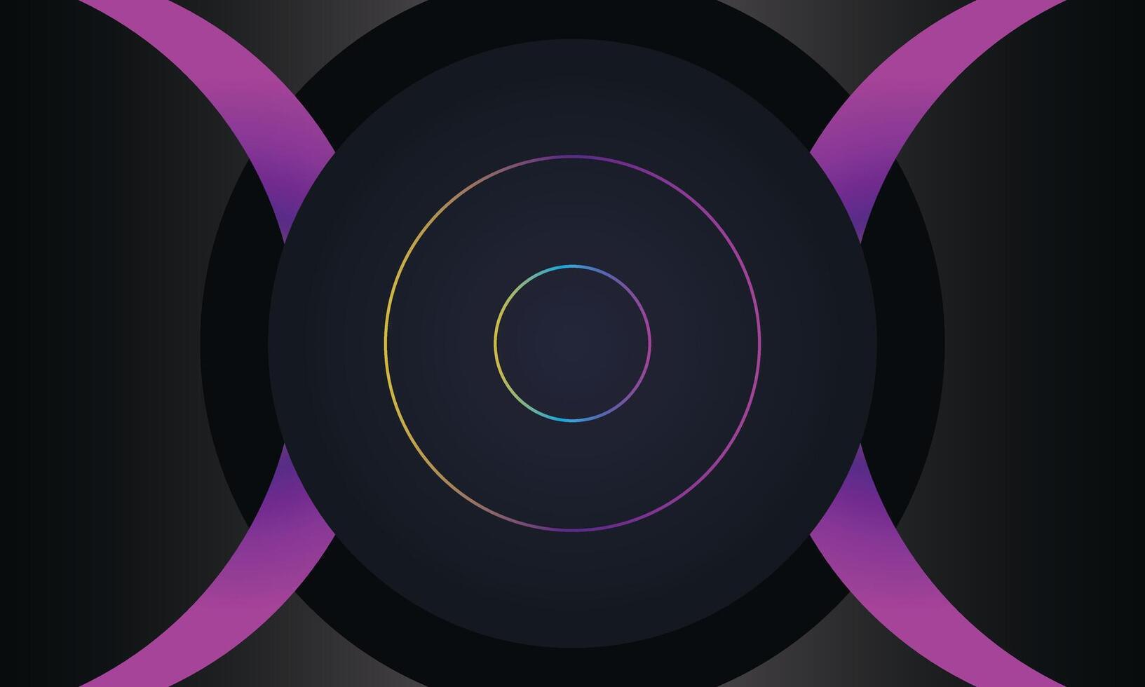 Modern RGB technology background with circle square and crescent moo vector